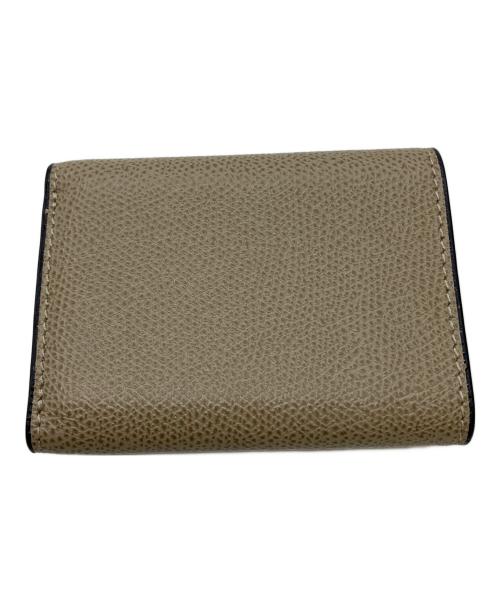 Valextra（ヴァレクストラ）Valextra (ヴァレクストラ) 3つ折り財布 グレーの古着・服飾アイテム