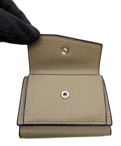 Valextra（ヴァレクストラ）Valextra (ヴァレクストラ) 3つ折り財布 グレーの古着・服飾アイテム