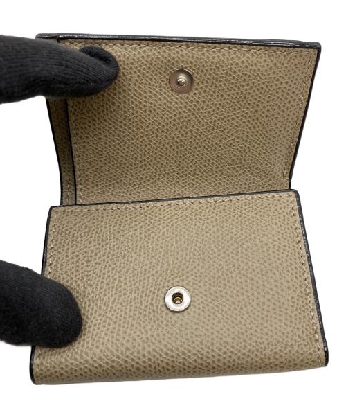 Valextra（ヴァレクストラ）Valextra (ヴァレクストラ) 3つ折り財布 グレーの古着・服飾アイテム