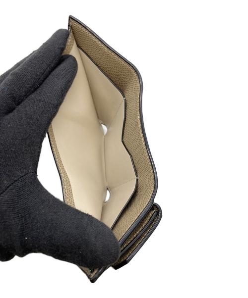 Valextra（ヴァレクストラ）Valextra (ヴァレクストラ) 3つ折り財布 グレーの古着・服飾アイテム