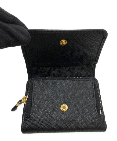 PRADA（プラダ）PRADA (プラダ) サフィアーノレザー 長財布 ブラックの古着・服飾アイテム