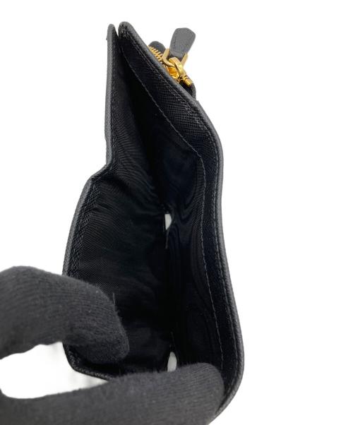 PRADA（プラダ）PRADA (プラダ) サフィアーノレザー 長財布 ブラックの古着・服飾アイテム