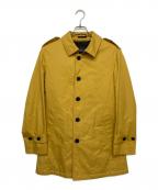 BURBERRY BLACK LABELバーバリーブラックレーベル）の古着「ステンカラーコート」｜イエロー