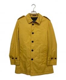 BURBERRY BLACK LABEL（バーバリーブラックレーベル）の古着「ステンカラーコート」｜イエロー