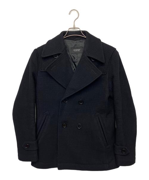BURBERRY BLACK LABEL（バーバリーブラックレーベル）BURBERRY BLACK LABEL (バーバリーブラックレーベル) Pコート ネイビー サイズ:L　の古着・服飾アイテム