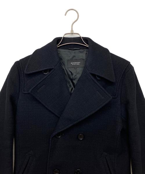 BURBERRY BLACK LABEL（バーバリーブラックレーベル）BURBERRY BLACK LABEL (バーバリーブラックレーベル) Pコート ネイビー サイズ:L　の古着・服飾アイテム