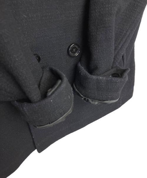 BURBERRY BLACK LABEL（バーバリーブラックレーベル）BURBERRY BLACK LABEL (バーバリーブラックレーベル) Pコート ネイビー サイズ:L　の古着・服飾アイテム