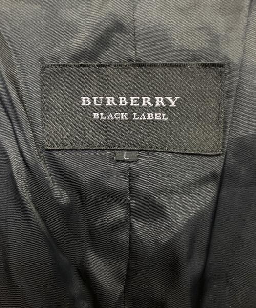 BURBERRY BLACK LABEL（バーバリーブラックレーベル）BURBERRY BLACK LABEL (バーバリーブラックレーベル) Pコート ネイビー サイズ:L　の古着・服飾アイテム