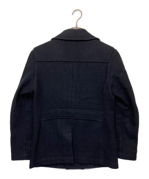 BURBERRY BLACK LABEL（バーバリーブラックレーベル）BURBERRY BLACK LABEL (バーバリーブラックレーベル) Pコート ネイビー サイズ:L　の古着・服飾アイテム