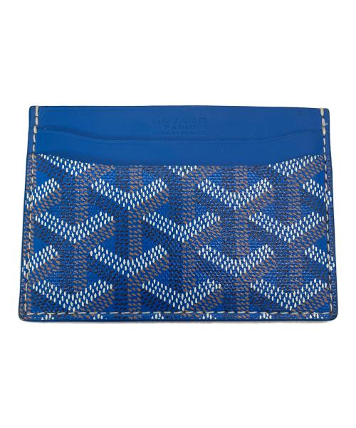 GOYARD（ゴヤール）GOYARD (ゴヤール) サン・シェルピス　カードケース ブルーの古着・服飾アイテム
