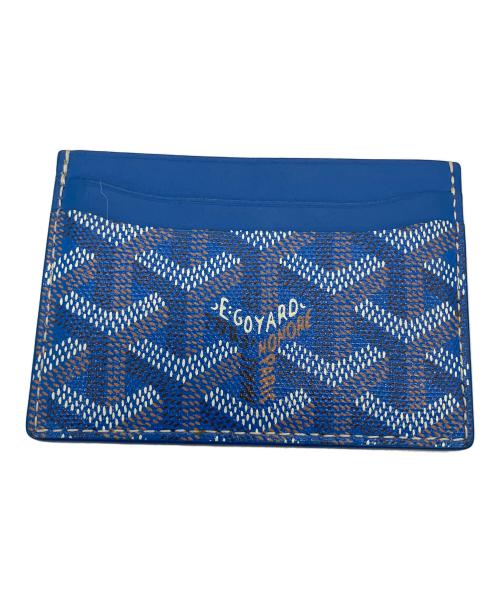 GOYARD（ゴヤール）GOYARD (ゴヤール) サン・シェルピス　カードケース ブルーの古着・服飾アイテム