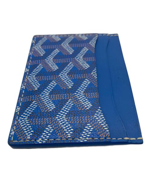GOYARD（ゴヤール）GOYARD (ゴヤール) サン・シェルピス　カードケース ブルーの古着・服飾アイテム