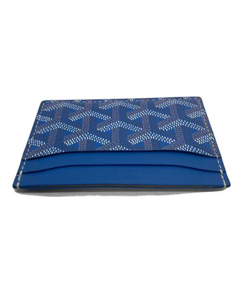 GOYARD（ゴヤール）GOYARD (ゴヤール) サン・シェルピス　カードケース ブルーの古着・服飾アイテム