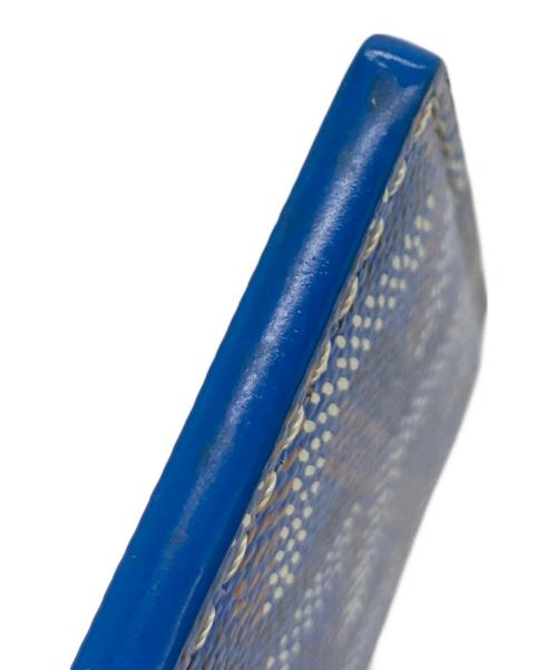 GOYARD（ゴヤール）GOYARD (ゴヤール) サン・シェルピス　カードケース ブルーの古着・服飾アイテム