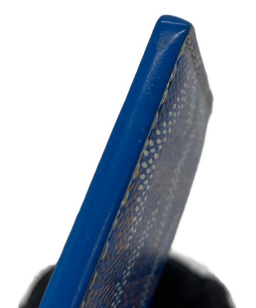 GOYARD（ゴヤール）GOYARD (ゴヤール) サン・シェルピス　カードケース ブルーの古着・服飾アイテム