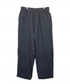 Graphpaperグラフペーパー）の古着「Viscose Wool Viyella Sleeping Pants」｜ブラック