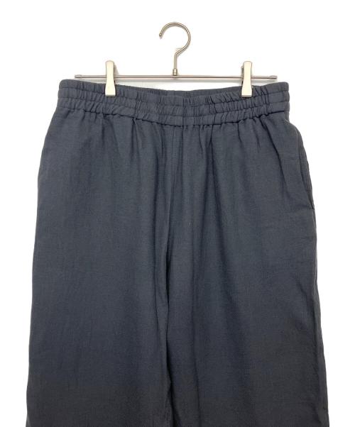 Graphpaper（グラフペーパー）Graphpaper (グラフペーパー) Viscose Wool Viyella Sleeping Pants ブラック サイズ:１の古着・服飾アイテム