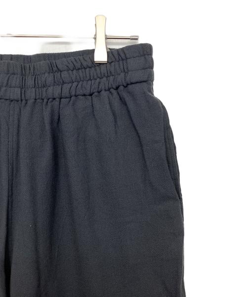 Graphpaper（グラフペーパー）Graphpaper (グラフペーパー) Viscose Wool Viyella Sleeping Pants ブラック サイズ:１の古着・服飾アイテム