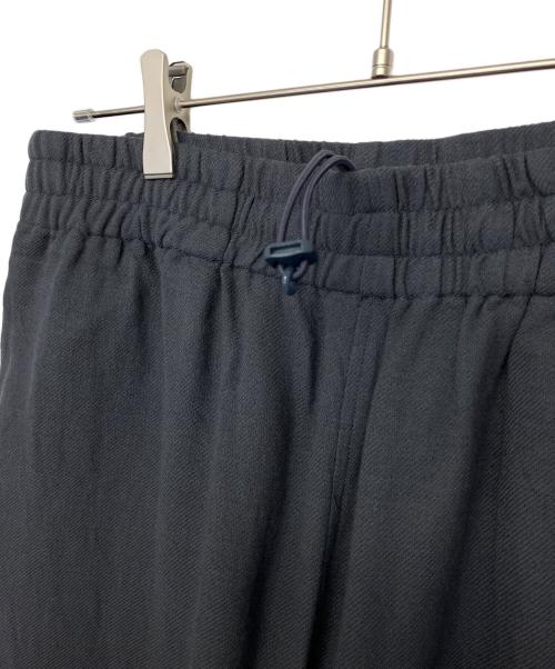 Graphpaper（グラフペーパー）Graphpaper (グラフペーパー) Viscose Wool Viyella Sleeping Pants ブラック サイズ:１の古着・服飾アイテム