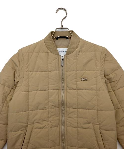 LACOSTE（ラコステ）LACOSTE (ラコステ) キルティングジャケット ベージュ サイズ:Sの古着・服飾アイテム