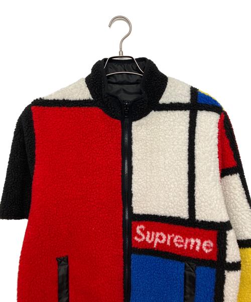 SUPREME（シュプリーム）SUPREME (シュプリーム) Reversible Colorblocked Fleece jacket　20AW ブラック サイズ:Mの古着・服飾アイテム