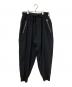 Y's BANG ON!（ワイズバングオン！）の古着「ウールトロピカル裾リブパンツ」｜ブラック