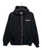 SUPPLIERサプライヤー）の古着「ジップパーカー」｜ブラック