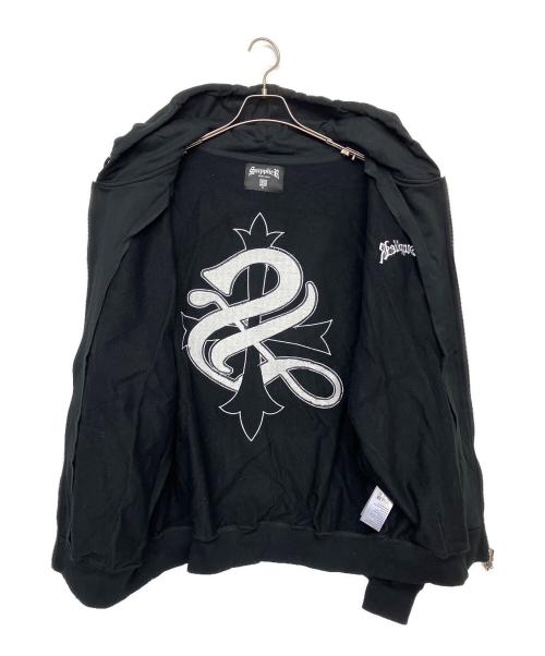 SUPPLIER（サプライヤー）SUPPLIER (サプライヤー) ジップパーカー ブラック サイズ:XLの古着・服飾アイテム