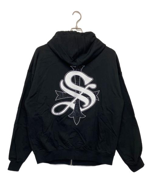 SUPPLIER（サプライヤー）SUPPLIER (サプライヤー) ジップパーカー ブラック サイズ:XLの古着・服飾アイテム