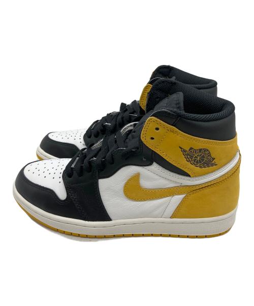 NIKE（ナイキ）NIKE (ナイキ) Air Jordan 1 Retro High OG　ハイカットスニーカー ブラック×イエロー サイズ:26.5cmの古着・服飾アイテム