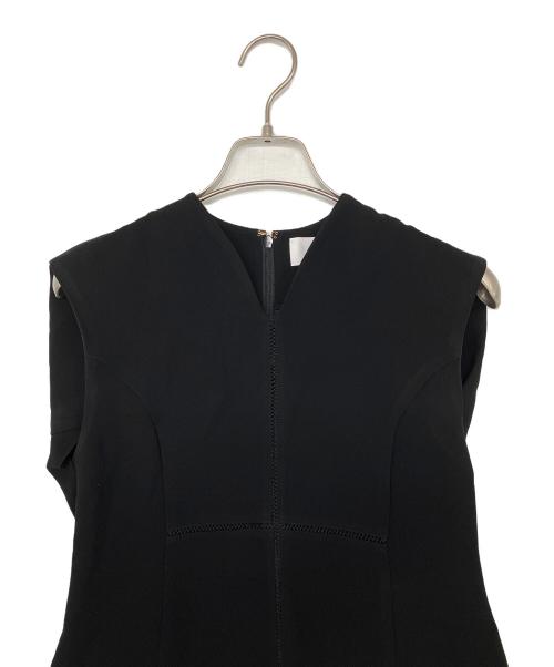 Mame Kurogouchi（マメクロゴウチ）Mame Kurogouchi (マメクロゴウチ) ノースリーブブラウス ブラック サイズ:１の古着・服飾アイテム