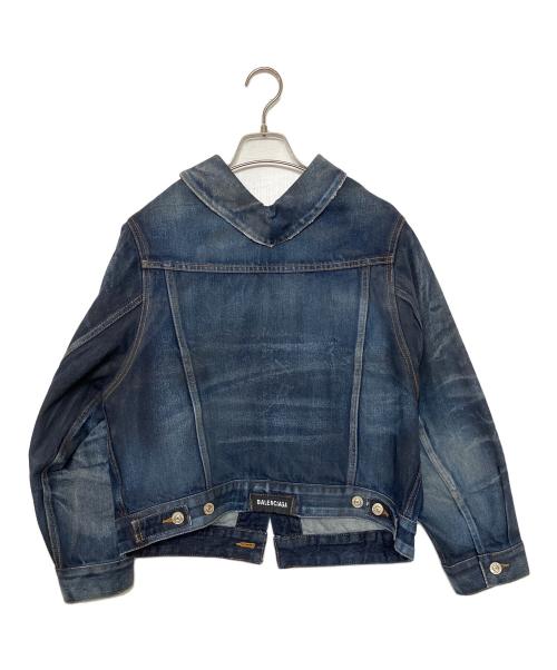 BALENCIAGA（バレンシアガ）BALENCIAGA (バレンシアガ) デニムジャケット インディゴ サイズ:36の古着・服飾アイテム