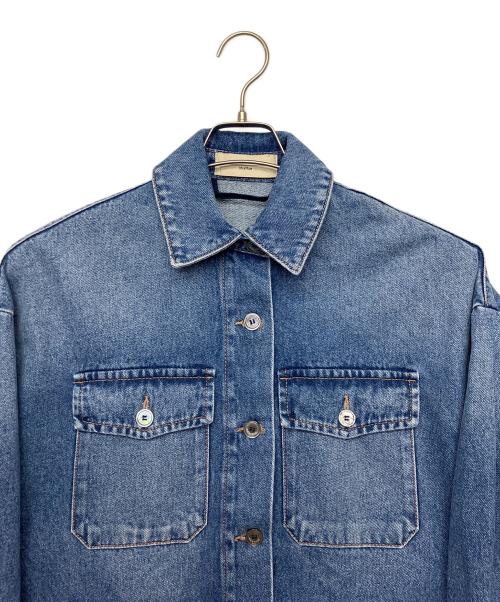 Max Mara WEEK END LINE（マックスマーラ ウイークエンドライン）MAX MARA WEEK END LINE (マックスマーラ ウイークエンドライン) デニムコート ブルー サイズ:36の古着・服飾アイテム