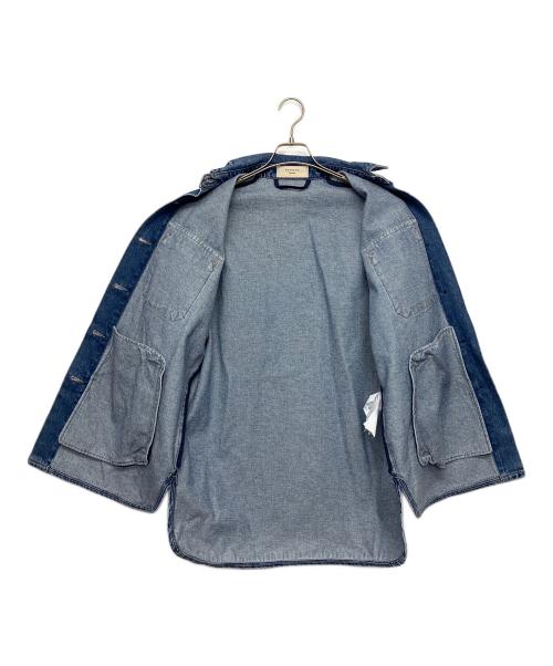 Max Mara WEEK END LINE（マックスマーラ ウイークエンドライン）MAX MARA WEEK END LINE (マックスマーラ ウイークエンドライン) デニムコート ブルー サイズ:36の古着・服飾アイテム