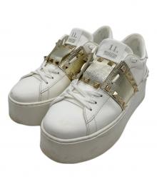 VALENTINO（ヴァレンティノ）の古着「フラットフォームスニーカー」｜ホワイト