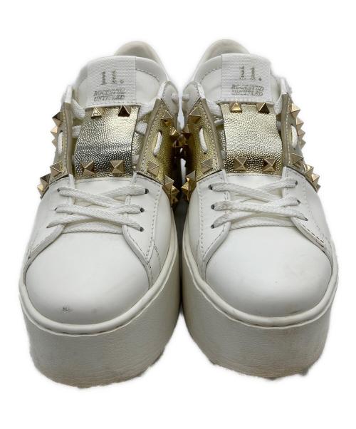 VALENTINO（ヴァレンティノ）VALENTINO (ヴァレンティノ) フラットフォームスニーカー ホワイト サイズ: 37 1/2の古着・服飾アイテム