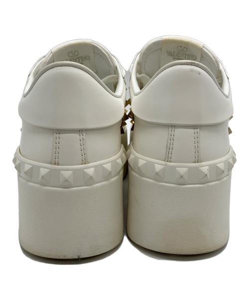 VALENTINO（ヴァレンティノ）VALENTINO (ヴァレンティノ) フラットフォームスニーカー ホワイト サイズ: 37 1/2の古着・服飾アイテム