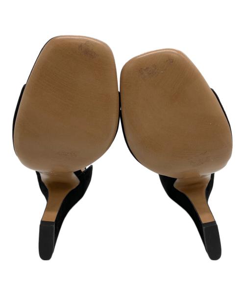 VALENTINO（ヴァレンティノ）VALENTINO (ヴァレンティノ) アンクルストラップサンダル ブラック サイズ:38の古着・服飾アイテム