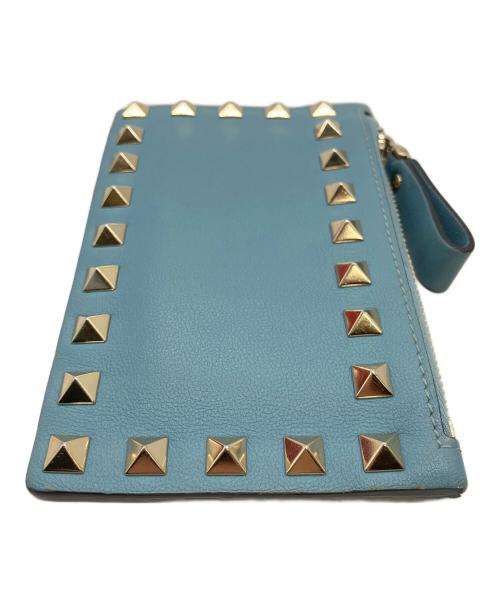 VALENTINO GARAVANI（ヴァレンティノ・ガラヴァーニ）VALENTINO GARAVANI (ヴァレンティノ・ガラヴァーニ) カードケース スカイブルーの古着・服飾アイテム