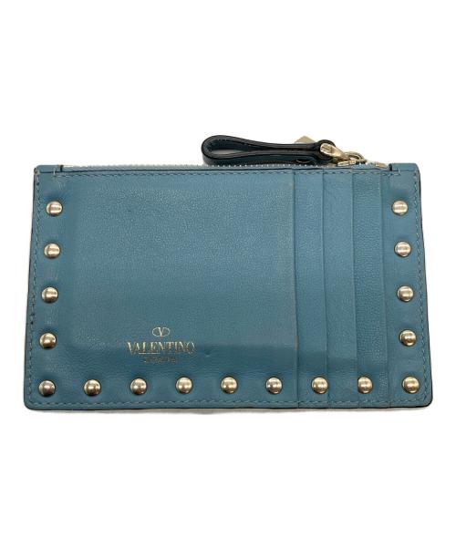 VALENTINO GARAVANI（ヴァレンティノ・ガラヴァーニ）VALENTINO GARAVANI (ヴァレンティノ・ガラヴァーニ) カードケース スカイブルーの古着・服飾アイテム