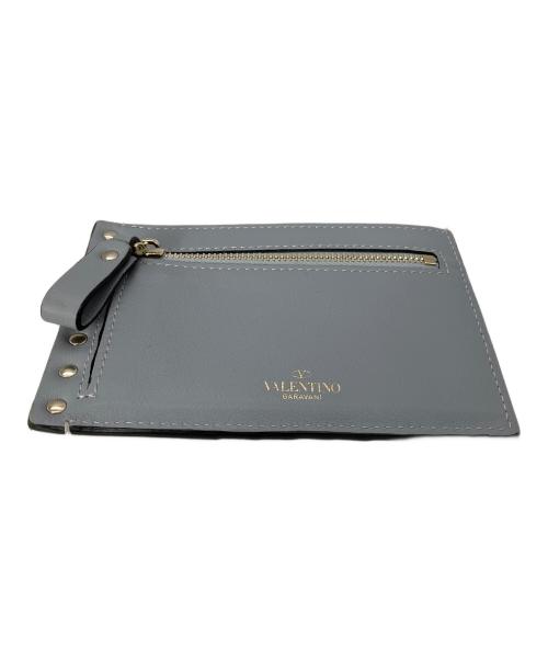 VALENTINO GARAVANI（ヴァレンティノ・ガラヴァーニ）VALENTINO GARAVANI (ヴァレンティノ・ガラヴァーニ) カードケース ブルーの古着・服飾アイテム