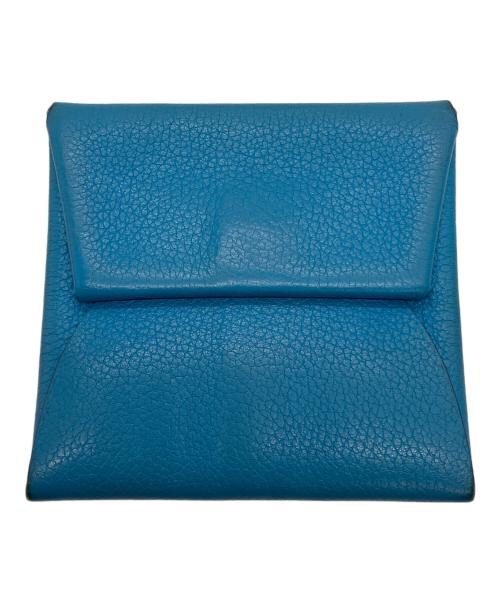 HERMES（エルメス）HERMES (エルメス) バスティア　コインケース ブルーの古着・服飾アイテム