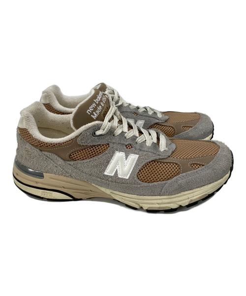 NEW BALANCE（ニューバランス）NEW BALANCE (ニューバランス) U993GG ローカットスニーカー グレー×オレンジ サイズ: 28.5cmの古着・服飾アイテム