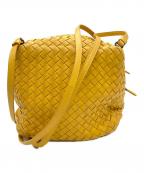 BOTTEGA VENETAボッテガベネタ）の古着「イントレチャート ショルダーバッグ」｜イエロー