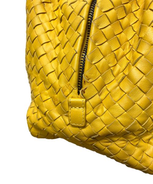 BOTTEGA VENETA（ボッテガベネタ）BOTTEGA VENETA (ボッテガベネタ) イントレチャート ショルダーバッグ イエローの古着・服飾アイテム