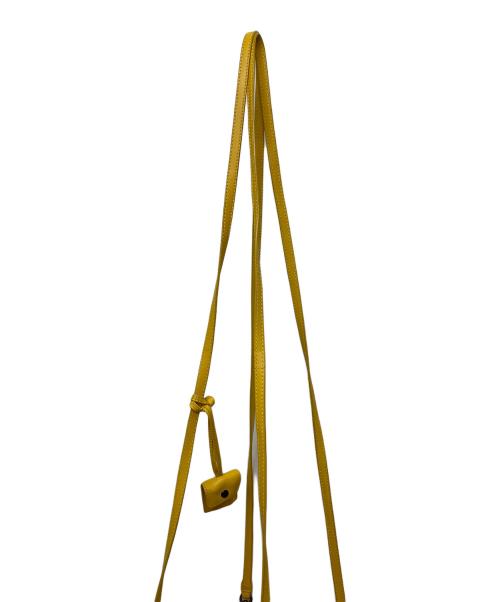 BOTTEGA VENETA（ボッテガベネタ）BOTTEGA VENETA (ボッテガベネタ) イントレチャート ショルダーバッグ イエローの古着・服飾アイテム