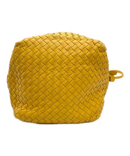 BOTTEGA VENETA（ボッテガベネタ）BOTTEGA VENETA (ボッテガベネタ) イントレチャート ショルダーバッグ イエローの古着・服飾アイテム