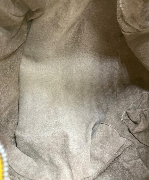 BOTTEGA VENETA（ボッテガベネタ）BOTTEGA VENETA (ボッテガベネタ) イントレチャート ショルダーバッグ イエローの古着・服飾アイテム