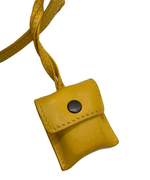 BOTTEGA VENETA（ボッテガベネタ）BOTTEGA VENETA (ボッテガベネタ) イントレチャート ショルダーバッグ イエローの古着・服飾アイテム