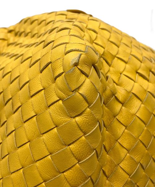 BOTTEGA VENETA（ボッテガベネタ）BOTTEGA VENETA (ボッテガベネタ) イントレチャート ショルダーバッグ イエローの古着・服飾アイテム